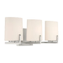Three Light Vanity<br /><span style="color:#4AB0CE;">Entrega: 4-10 dias en USA</span><br /><span style="color:#4AB0CE;font-size:60%;">PREGUNTE POR ENTREGA EN PANAMA</span><br />Collection: Mirelle<br />Finish: Brushed Nickel