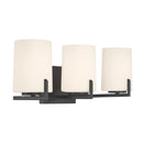 Three Light Vanity<br /><span style="color:#4AB0CE;">Entrega: 4-10 dias en USA</span><br /><span style="color:#4AB0CE;font-size:60%;">PREGUNTE POR ENTREGA EN PANAMA</span><br />Collection: Mirelle<br />Finish: Dark Matte Black