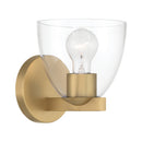 One Light Bath Sconce<br /><span style="color:#4AB0CE;">Entrega: 4-10 dias en USA</span><br /><span style="color:#4AB0CE;font-size:60%;">PREGUNTE POR ENTREGA EN PANAMA</span><br />Collection: Noellea<br />Finish: Legacy Brass