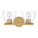 Two Light Vanity<br /><span style="color:#4AB0CE;">Entrega: 4-10 dias en USA</span><br /><span style="color:#4AB0CE;font-size:60%;">PREGUNTE POR ENTREGA EN PANAMA</span><br />Collection: Noellea<br />Finish: Legacy Brass
