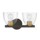 Two Light Vanity<br /><span style="color:#4AB0CE;">Entrega: 4-10 dias en USA</span><br /><span style="color:#4AB0CE;font-size:60%;">PREGUNTE POR ENTREGA EN PANAMA</span><br />Collection: Noellea<br />Finish: Dark Bronze