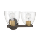 Two Light Vanity<br /><span style="color:#4AB0CE;">Entrega: 4-10 dias en USA</span><br /><span style="color:#4AB0CE;font-size:60%;">PREGUNTE POR ENTREGA EN PANAMA</span><br />Collection: Noellea<br />Finish: Dark Bronze