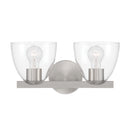 Two Light Vanity<br /><span style="color:#4AB0CE;">Entrega: 4-10 dias en USA</span><br /><span style="color:#4AB0CE;font-size:60%;">PREGUNTE POR ENTREGA EN PANAMA</span><br />Collection: Noellea<br />Finish: Brushed Nickel