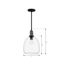 Minka-Lavery - 13125-899 - One Light Mini Pendant - Orbis - Dark Matte Black