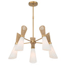 Five Light Chandelier<br /><span style="color:#4AB0CE;">Entrega: 4-10 dias en USA</span><br /><span style="color:#4AB0CE;font-size:60%;">PREGUNTE POR ENTREGA EN PANAMA</span><br />Collection: Vantrel<br />Finish: Legacy Brass