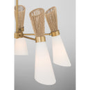 Five Light Chandelier<br /><span style="color:#4AB0CE;">Entrega: 4-10 dias en USA</span><br /><span style="color:#4AB0CE;font-size:60%;">PREGUNTE POR ENTREGA EN PANAMA</span><br />Collection: Vantrel<br />Finish: Legacy Brass