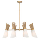 Eight Light Chandelier<br /><span style="color:#4AB0CE;">Entrega: 4-10 dias en USA</span><br /><span style="color:#4AB0CE;font-size:60%;">PREGUNTE POR ENTREGA EN PANAMA</span><br />Collection: Vantrel<br />Finish: Legacy Brass