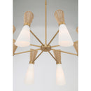 Eight Light Chandelier<br /><span style="color:#4AB0CE;">Entrega: 4-10 dias en USA</span><br /><span style="color:#4AB0CE;font-size:60%;">PREGUNTE POR ENTREGA EN PANAMA</span><br />Collection: Vantrel<br />Finish: Legacy Brass