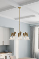 Eight Light Chandelier<br /><span style="color:#4AB0CE;">Entrega: 4-10 dias en USA</span><br /><span style="color:#4AB0CE;font-size:60%;">PREGUNTE POR ENTREGA EN PANAMA</span><br />Collection: Vantrel<br />Finish: Legacy Brass