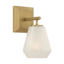 One Light Bath Sconce<br /><span style="color:#4AB0CE;">Entrega: 4-10 dias en USA</span><br /><span style="color:#4AB0CE;font-size:60%;">PREGUNTE POR ENTREGA EN PANAMA</span><br />Collection: Siena<br />Finish: Legacy Brass