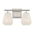 Two Light Vanity<br /><span style="color:#4AB0CE;">Entrega: 4-10 dias en USA</span><br /><span style="color:#4AB0CE;font-size:60%;">PREGUNTE POR ENTREGA EN PANAMA</span><br />Collection: Siena<br />Finish: Brushed Nickel