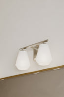Two Light Vanity<br /><span style="color:#4AB0CE;">Entrega: 4-10 dias en USA</span><br /><span style="color:#4AB0CE;font-size:60%;">PREGUNTE POR ENTREGA EN PANAMA</span><br />Collection: Siena<br />Finish: Brushed Nickel