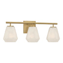 Three Light Vanity<br /><span style="color:#4AB0CE;">Entrega: 4-10 dias en USA</span><br /><span style="color:#4AB0CE;font-size:60%;">PREGUNTE POR ENTREGA EN PANAMA</span><br />Collection: Siena<br />Finish: Legacy Brass