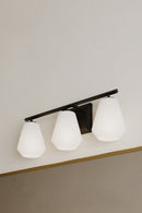 Three Light Vanity<br /><span style="color:#4AB0CE;">Entrega: 2-3 semanas en USA</span><br /><span style="color:#4AB0CE;font-size:60%;">PREGUNTE POR ENTREGA EN PANAMA</span><br />Collection: Siena<br />Finish: Dark Matte Black