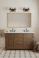 Two Light Vanity<br /><span style="color:#4AB0CE;">Entrega: 4-10 dias en USA</span><br /><span style="color:#4AB0CE;font-size:60%;">PREGUNTE POR ENTREGA EN PANAMA</span><br />Collection: Ravik<br />Finish: Dark Matte Black