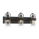 Three Light Vanity<br /><span style="color:#4AB0CE;">Entrega: 4-10 dias en USA</span><br /><span style="color:#4AB0CE;font-size:60%;">PREGUNTE POR ENTREGA EN PANAMA</span><br />Collection: Ravik<br />Finish: Dark Matte Black