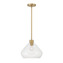 One Light Pendant<br /><span style="color:#4AB0CE;">Entrega: 4-10 dias en USA</span><br /><span style="color:#4AB0CE;font-size:60%;">PREGUNTE POR ENTREGA EN PANAMA</span><br />Collection: Elaris<br />Finish: Legacy Brass