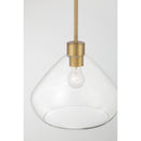 One Light Pendant<br /><span style="color:#4AB0CE;">Entrega: 4-10 dias en USA</span><br /><span style="color:#4AB0CE;font-size:60%;">PREGUNTE POR ENTREGA EN PANAMA</span><br />Collection: Elaris<br />Finish: Legacy Brass