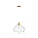 Minka-Lavery - 19414-732 - One Light Pendant - Elaris - Legacy Brass