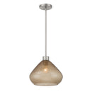 One Light Pendant<br /><span style="color:#4AB0CE;">Entrega: 4-10 dias en USA</span><br /><span style="color:#4AB0CE;font-size:60%;">PREGUNTE POR ENTREGA EN PANAMA</span><br />Collection: Elaris<br />Finish: Brushed Nickel
