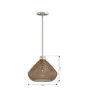 Minka-Lavery - 19415-84 - One Light Pendant - Elaris - Brushed Nickel