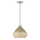 One Light Pendant<br /><span style="color:#4AB0CE;">Entrega: 4-10 dias en USA</span><br /><span style="color:#4AB0CE;font-size:60%;">PREGUNTE POR ENTREGA EN PANAMA</span><br />Collection: Elaris<br />Finish: Brushed Nickel
