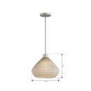 Minka-Lavery - 19416-84 - One Light Pendant - Elaris - Brushed Nickel