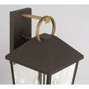 Two Light Outdoor Wall Lantern<br /><span style="color:#4AB0CE;">Entrega: 5-6 semanas en USA</span><br /><span style="color:#4AB0CE;font-size:60%;">PREGUNTE POR ENTREGA EN PANAMA</span><br />Collection: Bayra<br />Finish: Painted Legacy Brass