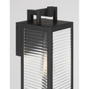 One Light Outdoor Wall Sconce<br /><span style="color:#4AB0CE;">Entrega: 4-10 dias en USA</span><br /><span style="color:#4AB0CE;font-size:60%;">PREGUNTE POR ENTREGA EN PANAMA</span><br />Collection: Edgewood<br />Finish: Dark Matte Black