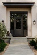 One Light Outdoor Wall Sconce<br /><span style="color:#4AB0CE;">Entrega: 4-10 dias en USA</span><br /><span style="color:#4AB0CE;font-size:60%;">PREGUNTE POR ENTREGA EN PANAMA</span><br />Collection: Edgewood<br />Finish: Dark Matte Black