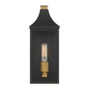 One Light Outdoor Wall Lantern<br /><span style="color:#4AB0CE;">Entrega: 4-10 dias en USA</span><br /><span style="color:#4AB0CE;font-size:60%;">PREGUNTE POR ENTREGA EN PANAMA</span><br />Collection: Hurstborne<br />Finish: Dark Matte Black