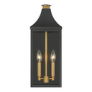 Two Light Outdoor Wall Lantern<br /><span style="color:#4AB0CE;">Entrega: 7-8 semanas en USA</span><br /><span style="color:#4AB0CE;font-size:60%;">PREGUNTE POR ENTREGA EN PANAMA</span><br />Collection: Hurstborne<br />Finish: Dark Matte Black