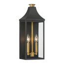 Two Light Outdoor Wall Lantern<br /><span style="color:#4AB0CE;">Entrega: 7-8 semanas en USA</span><br /><span style="color:#4AB0CE;font-size:60%;">PREGUNTE POR ENTREGA EN PANAMA</span><br />Collection: Hurstborne<br />Finish: Dark Matte Black