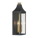 Two Light Outdoor Wall Lantern<br /><span style="color:#4AB0CE;">Entrega: 7-8 semanas en USA</span><br /><span style="color:#4AB0CE;font-size:60%;">PREGUNTE POR ENTREGA EN PANAMA</span><br />Collection: Hurstborne<br />Finish: Dark Matte Black
