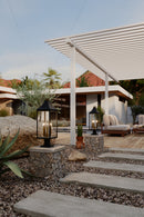 Three Light Outdoor Post Lantern<br /><span style="color:#4AB0CE;">Entrega: 4-10 dias en USA</span><br /><span style="color:#4AB0CE;font-size:60%;">PREGUNTE POR ENTREGA EN PANAMA</span><br />Collection: Hurstborne<br />Finish: Dark Matte Black