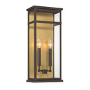 Two Light Outdoor Wall Sconce<br /><span style="color:#4AB0CE;">Entrega: 4-10 dias en USA</span><br /><span style="color:#4AB0CE;font-size:60%;">PREGUNTE POR ENTREGA EN PANAMA</span><br />Collection: Briarlane<br />Finish: Painted Legacy Brass