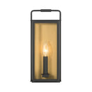 One Light Outdoor Wall Sconce<br /><span style="color:#4AB0CE;">Entrega: 4-10 dias en USA</span><br /><span style="color:#4AB0CE;font-size:60%;">PREGUNTE POR ENTREGA EN PANAMA</span><br />Collection: Aberdeen<br />Finish: Sand Coal Black