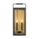 Two Light Outdoor Wall Sconce<br /><span style="color:#4AB0CE;">Entrega: 4-10 dias en USA</span><br /><span style="color:#4AB0CE;font-size:60%;">PREGUNTE POR ENTREGA EN PANAMA</span><br />Collection: Aberdeen<br />Finish: Sand Coal Black