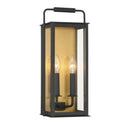 Two Light Outdoor Wall Sconce<br /><span style="color:#4AB0CE;">Entrega: 4-10 dias en USA</span><br /><span style="color:#4AB0CE;font-size:60%;">PREGUNTE POR ENTREGA EN PANAMA</span><br />Collection: Aberdeen<br />Finish: Sand Coal Black
