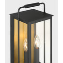 Two Light Outdoor Wall Sconce<br /><span style="color:#4AB0CE;">Entrega: 4-10 dias en USA</span><br /><span style="color:#4AB0CE;font-size:60%;">PREGUNTE POR ENTREGA EN PANAMA</span><br />Collection: Aberdeen<br />Finish: Sand Coal Black