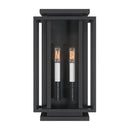 Two Light Outdoor Wall Sconce<br /><span style="color:#4AB0CE;">Entrega: 4-10 dias en USA</span><br /><span style="color:#4AB0CE;font-size:60%;">PREGUNTE POR ENTREGA EN PANAMA</span><br />Collection: Stratford<br />Finish: Dark Matte Black