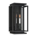 Two Light Outdoor Wall Sconce<br /><span style="color:#4AB0CE;">Entrega: 4-10 dias en USA</span><br /><span style="color:#4AB0CE;font-size:60%;">PREGUNTE POR ENTREGA EN PANAMA</span><br />Collection: Stratford<br />Finish: Dark Matte Black