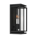 Two Light Outdoor Wall Sconce<br /><span style="color:#4AB0CE;">Entrega: 4-10 dias en USA</span><br /><span style="color:#4AB0CE;font-size:60%;">PREGUNTE POR ENTREGA EN PANAMA</span><br />Collection: Stratford<br />Finish: Dark Matte Black