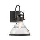 One Light Outdoor Wall Sconce<br /><span style="color:#4AB0CE;">Entrega: 4-10 dias en USA</span><br /><span style="color:#4AB0CE;font-size:60%;">PREGUNTE POR ENTREGA EN PANAMA</span><br />Collection: Calen<br />Finish: Dark Matte Black