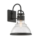 One Light Outdoor Wall Sconce<br /><span style="color:#4AB0CE;">Entrega: 4-10 dias en USA</span><br /><span style="color:#4AB0CE;font-size:60%;">PREGUNTE POR ENTREGA EN PANAMA</span><br />Collection: Calen<br />Finish: Dark Matte Black
