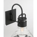 One Light Outdoor Wall Sconce<br /><span style="color:#4AB0CE;">Entrega: 4-10 dias en USA</span><br /><span style="color:#4AB0CE;font-size:60%;">PREGUNTE POR ENTREGA EN PANAMA</span><br />Collection: Calen<br />Finish: Dark Matte Black