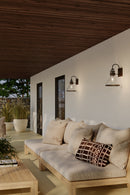 One Light Outdoor Wall Sconce<br /><span style="color:#4AB0CE;">Entrega: 4-10 dias en USA</span><br /><span style="color:#4AB0CE;font-size:60%;">PREGUNTE POR ENTREGA EN PANAMA</span><br />Collection: Calen<br />Finish: Dark Matte Black