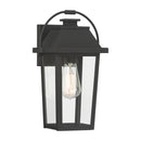 One Light Outdoor Wall Lantern<br /><span style="color:#4AB0CE;">Entrega: 4-10 dias en USA</span><br /><span style="color:#4AB0CE;font-size:60%;">PREGUNTE POR ENTREGA EN PANAMA</span><br />Collection: Branwyn<br />Finish: Sand Coal Black