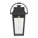 One Light Outdoor Wall Lantern<br /><span style="color:#4AB0CE;">Entrega: 4-10 dias en USA</span><br /><span style="color:#4AB0CE;font-size:60%;">PREGUNTE POR ENTREGA EN PANAMA</span><br />Collection: Branwyn<br />Finish: Sand Coal Black
