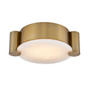 LED Flush Mount<br /><span style="color:#4AB0CE;">Entrega: 4-10 dias en USA</span><br /><span style="color:#4AB0CE;font-size:60%;">PREGUNTE POR ENTREGA EN PANAMA</span><br />Collection: Lumba<br />Finish: Winter Brass